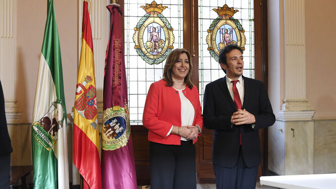 Encuentro de José María González y Susana Díaz